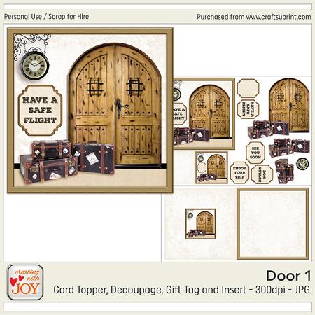 Bon Voyage Door Card 1