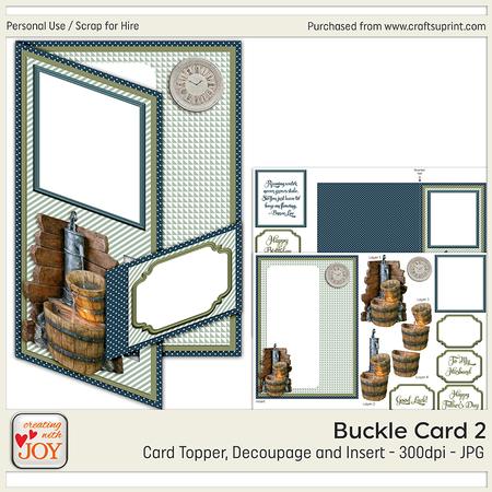 Buckle Male Birthday Card