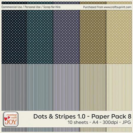 Polka Dots and Stripes 1.0 - Background Papers 8