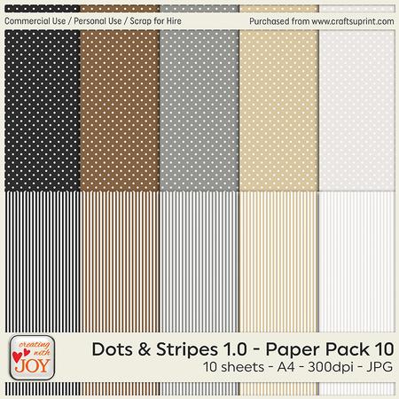 Polka Dots and Stripes 1.0 - Background Papers 10