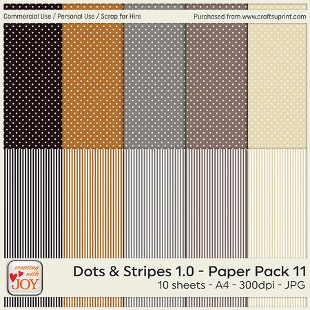 Polka Dots and Stripes 1.0 - Background Papers 11
