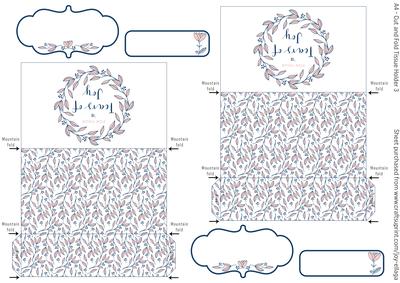 Cut and Fold Tissue Holder Envelope Card 3
