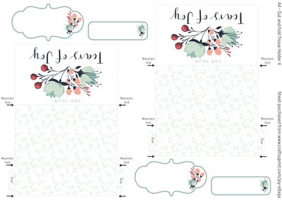 Cut and Fold Tissue Holder Envelope Card 4