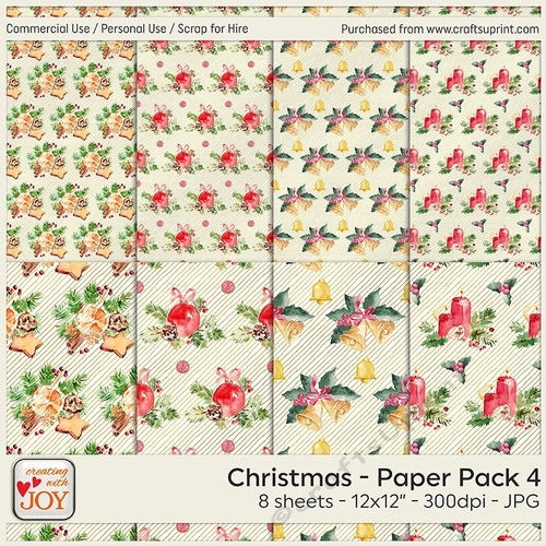 12x12 Designer Resources Christmas-themed Papers