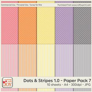 Polka Dots and Stripes 1.0 - Background Papers 7