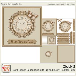 Retirement Clock Card 2