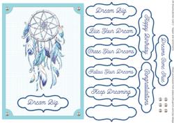 Dreamcatcher Card Topper 2