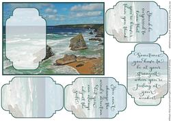 5x7" Sea Card Topper