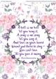 A4 Floral Watercolor Topper Card 3