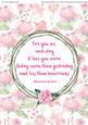 A4 Floral Watercolor Topper Card 4