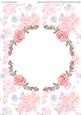 A4 Floral Watercolor Topper Card 6