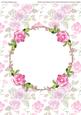 A4 Floral Watercolor Topper Card 7