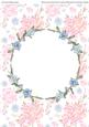 A4 Floral Watercolor Topper Card 8