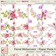 Floral - Watercolor Papers 4