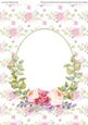 A4 Floral Watercolor Topper Card 12
