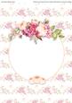 A4 Floral Watercolor Topper Card 13