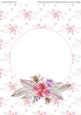 A4 Floral Watercolor Topper Card 14