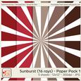 Sunburst (16 Rays) Background Paper 1