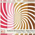 Sunburst (20 Curved Rays) Background Paper 2