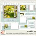 Watercolor Photo Window Card V2
