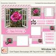 Watercolor Photo Window Card V6