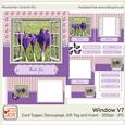 Watercolor Photo Window Card V7