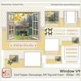 Watercolor Photo Window Card V9