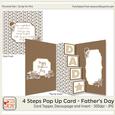 4-step Pop Up Fathers Day Card