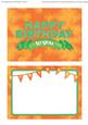 5x7 Watercolor Birthday Card Topper 2
