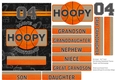5x7 Card Topper and Decoupage 4th Birthday Basketball Theme