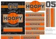 5x7 Card Topper and Decoupage 5th Birthday Basketball Theme