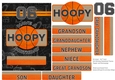 5x7 Card Topper and Decoupage 6th Birthday Basketball Theme