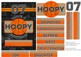 5x7 Card Topper and Decoupage 7th Birthday Basketball Theme