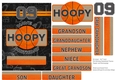 5x7 Card Topper and Decoupage 9th Birthday Basketball Theme