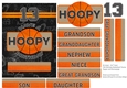 5x7 Card Topper and Decoupage 13th Birthday Basketball Theme