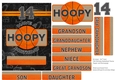 5x7 Card Topper and Decoupage 14th Birthday Basketball Theme