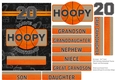 5x7 Card Topper and Decoupage 20th Birthday Basketball Theme