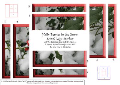 Holly Berries in the Snow - Spiral Edge