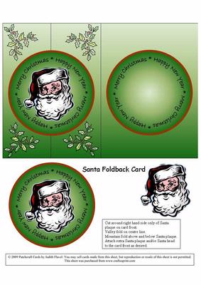 Christmas Santa - Green