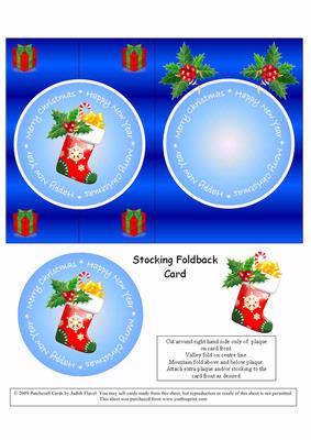 Christmas Stocking - Blue