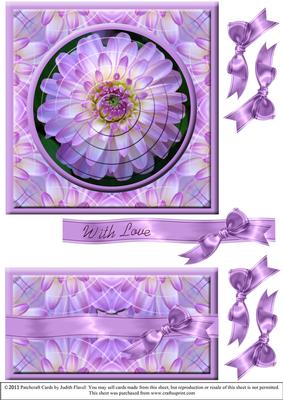 Lilac Dahlia a - with Love