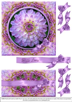 Lilac Dahlia B - with Love