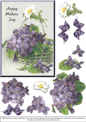 Basket of Violets - Mothers Day