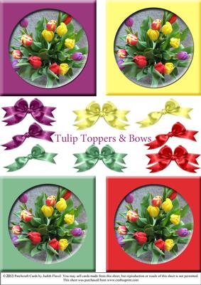 Tulip Toppers & Bows - Square