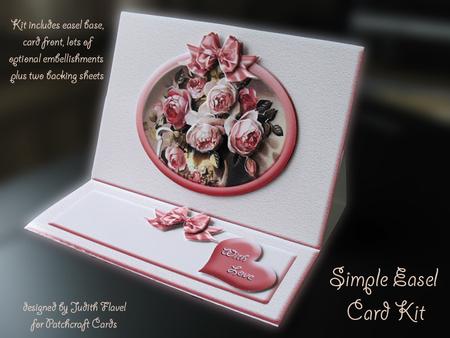 Old Fashioned Roses - Easy Easel Card Kit