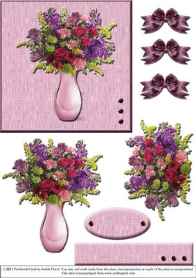 Bouquet in Pink Vase