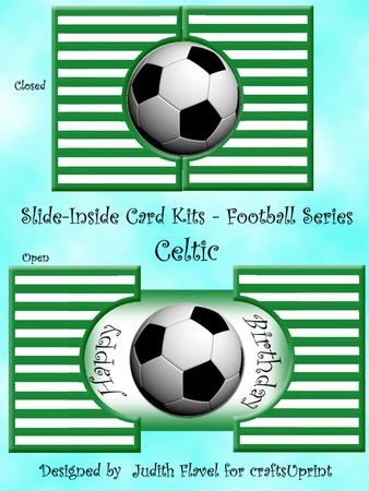 Slide-inside Football - Green & White