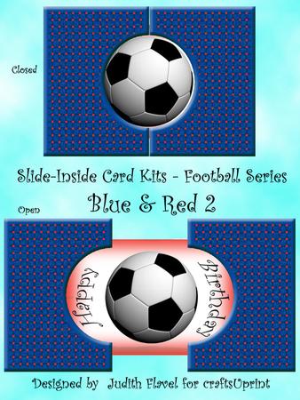 Slide-inside Football - Blue & Red 2