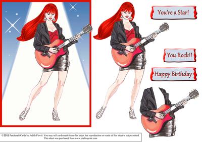 You Rock - Red Hair Costume 4
