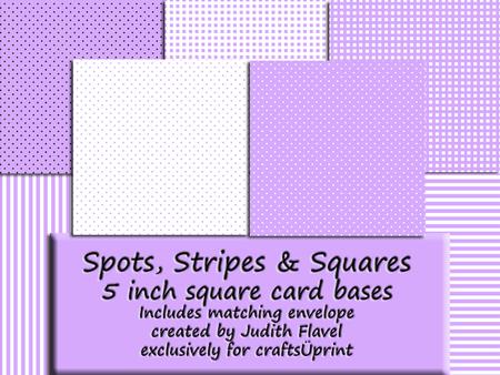 Spots, Stripes & Squares - Lilac